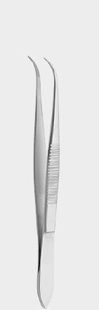 Пінцет для осколків, вигнутий, 12,0 см (cm)